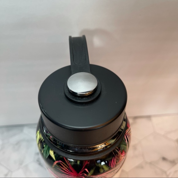 NWT Wellness Stainless Water Bottle Monstera Tropical Palm Leaf Print 30 oz - Picture 3 of 9